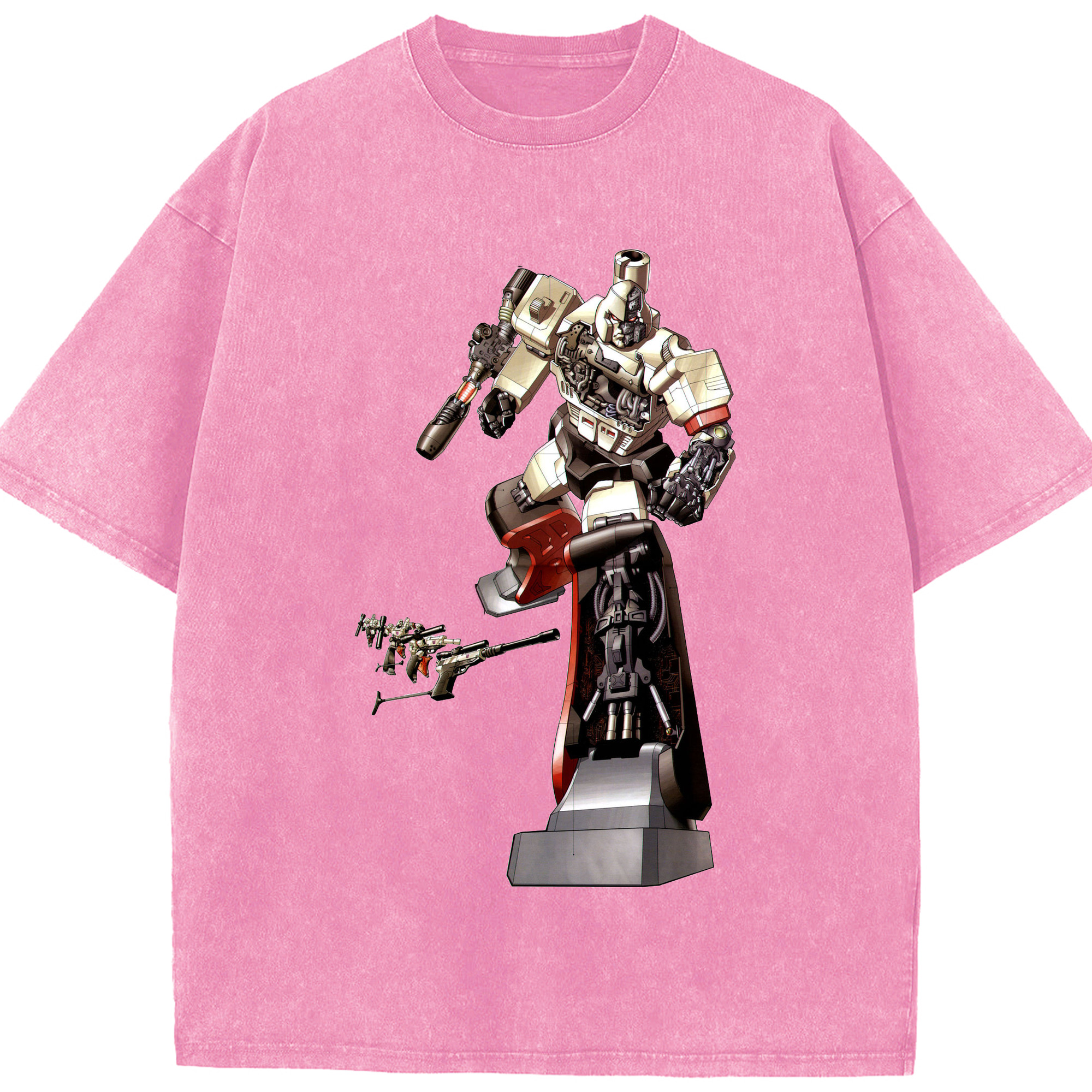 （画像用）  綿100% ヴィンテージ風 半袖Tシャツ（フロントプリント）